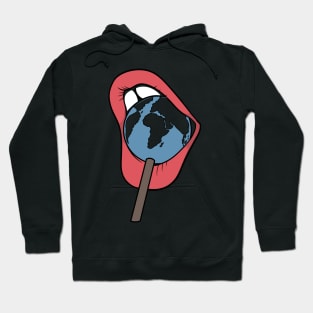 Lips and world Hoodie